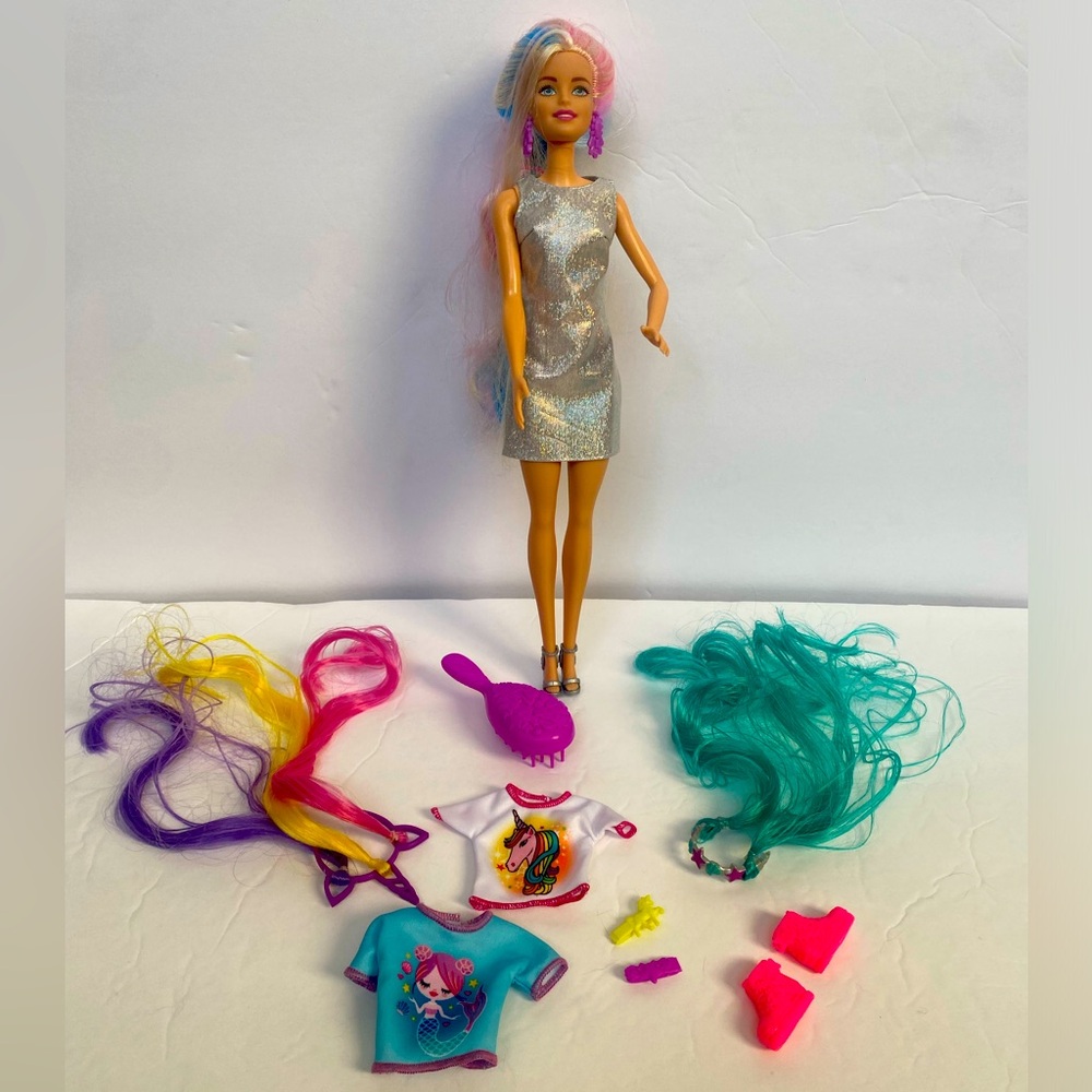 Barbie Fantasy Hair With Mermaid & Unicorn Looks